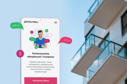 The Porówneo mobile website. The Porówneo mobile website.