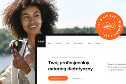 A screen from the kikfit website. A screen from the kikfit website.