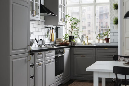 A small house kitchen. A small house kitchen.