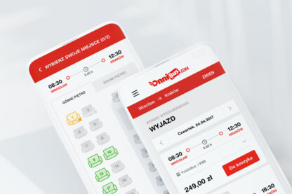 The Onnibus mobile website. The Onnibus mobile website.